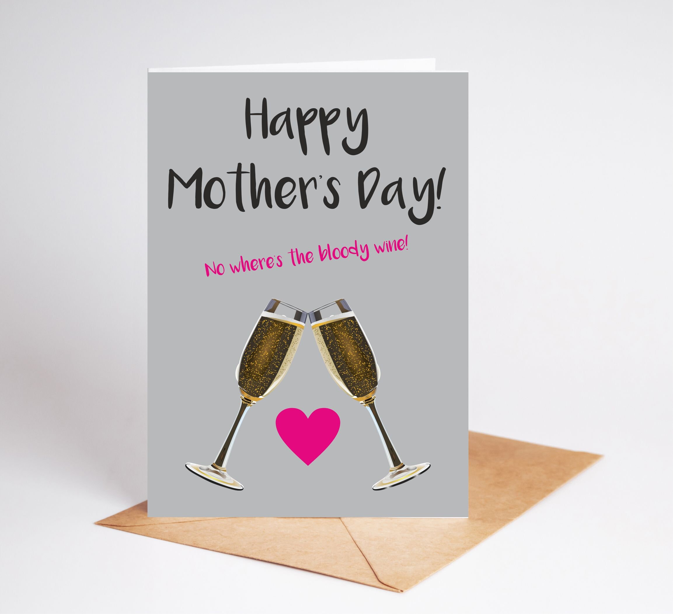 Funny Mothers Day Card Mum Mother Rude Card BC685