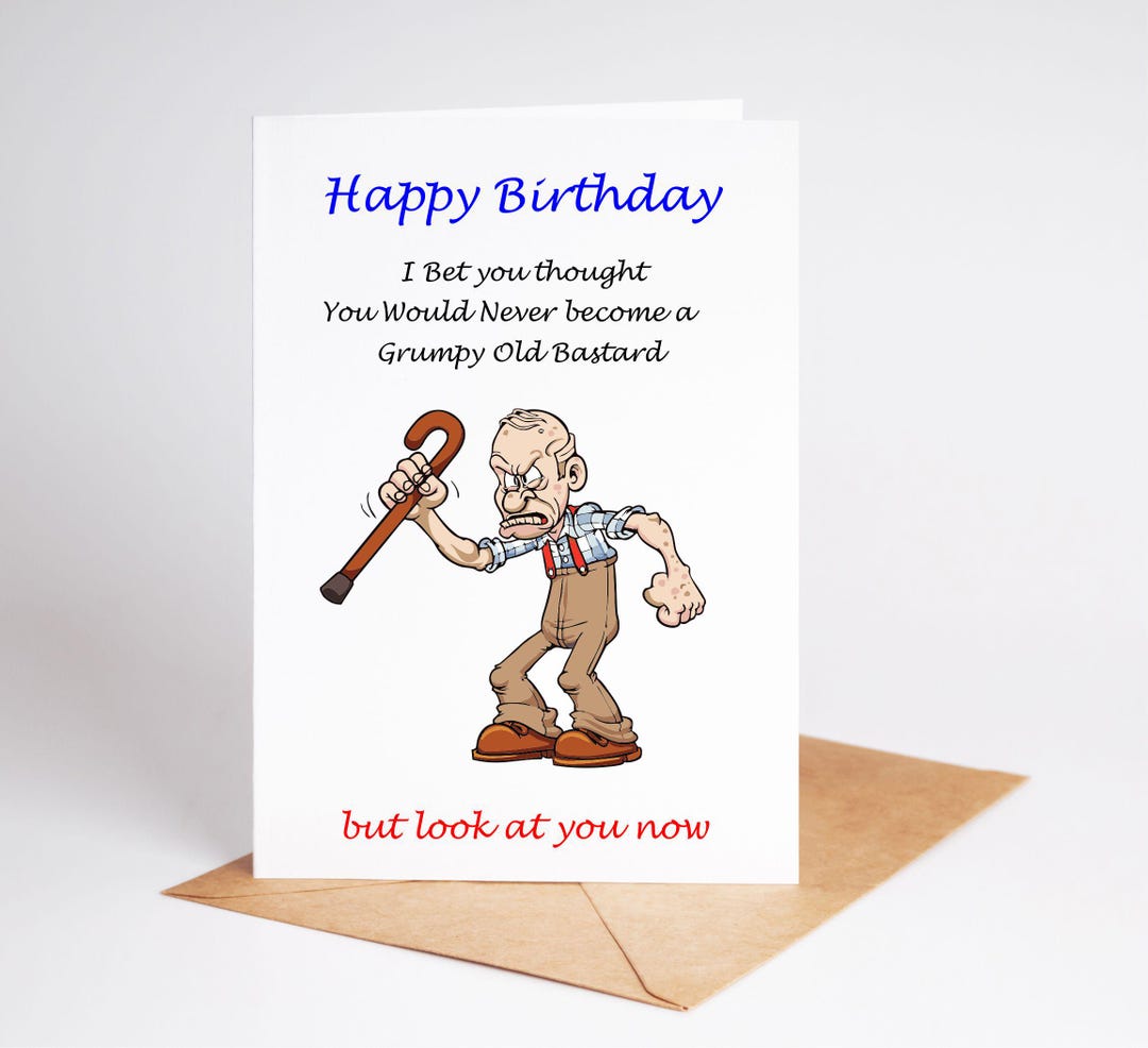 Funny Birthday Card Rude Joke Humour for Him Men Male BC111 - Etsy