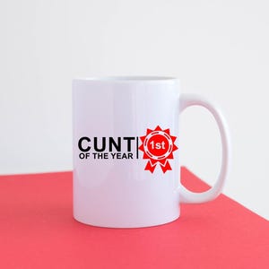 Funny Mug Coffee Tea Cup Gift Idea Rude Mug Ceramic Of The Year Award M009