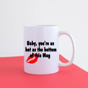 Funny Mug Coffee Tea Cup Gift Idea Rude Mug Ceramic Hot As This Mug M019
