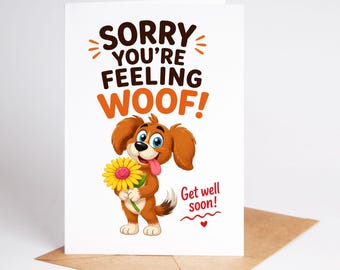 Funny Get Well Soon Card After Operation Hospital Stay BC609