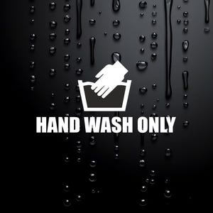 Funny Car Sticker Caravan Sticker 4X4 Rude Vinyl Hand Wash Only W067