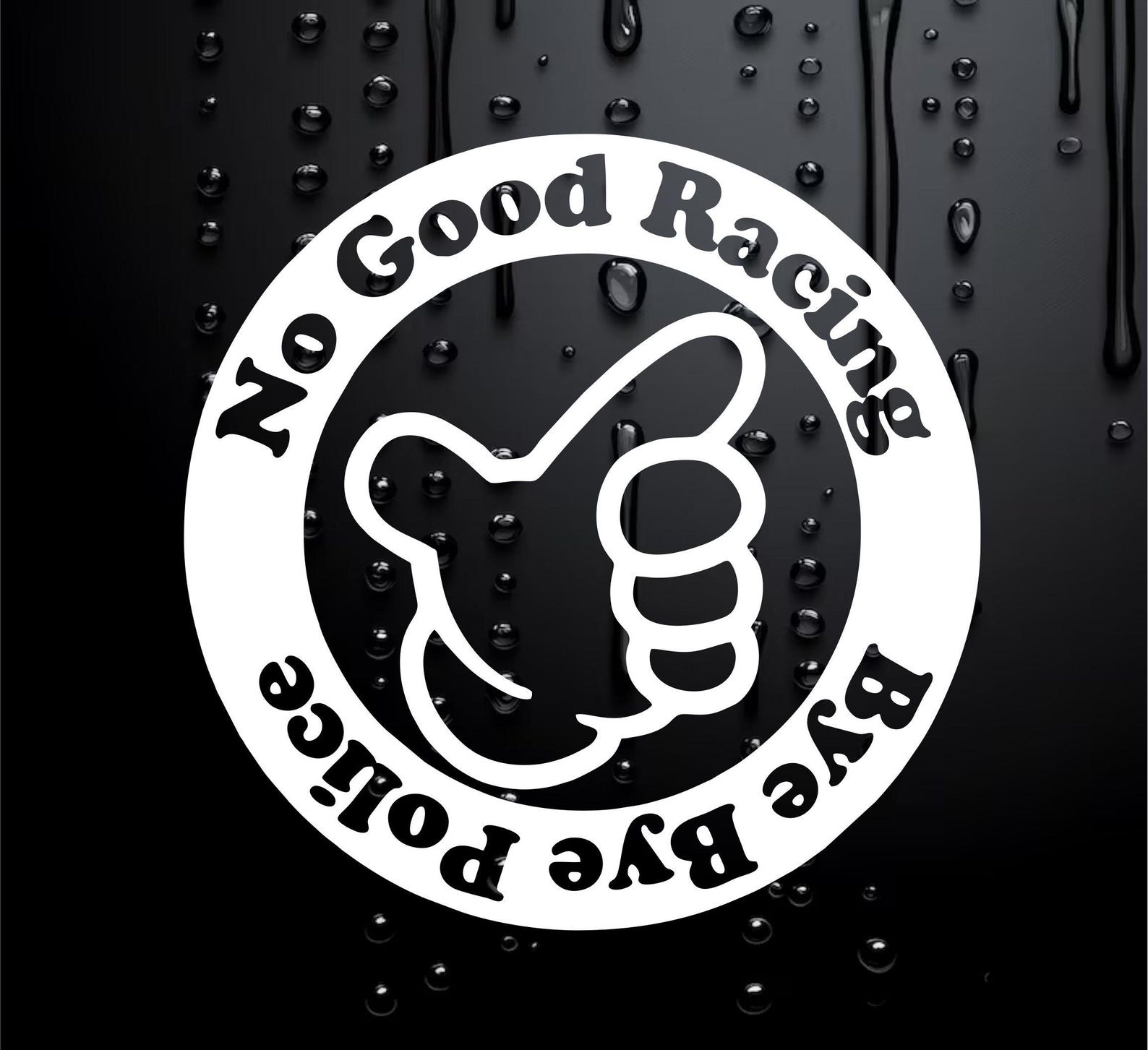 Funny Car Sticker Caravan Sticker Motorhome Camper No Good Racing Bye ...