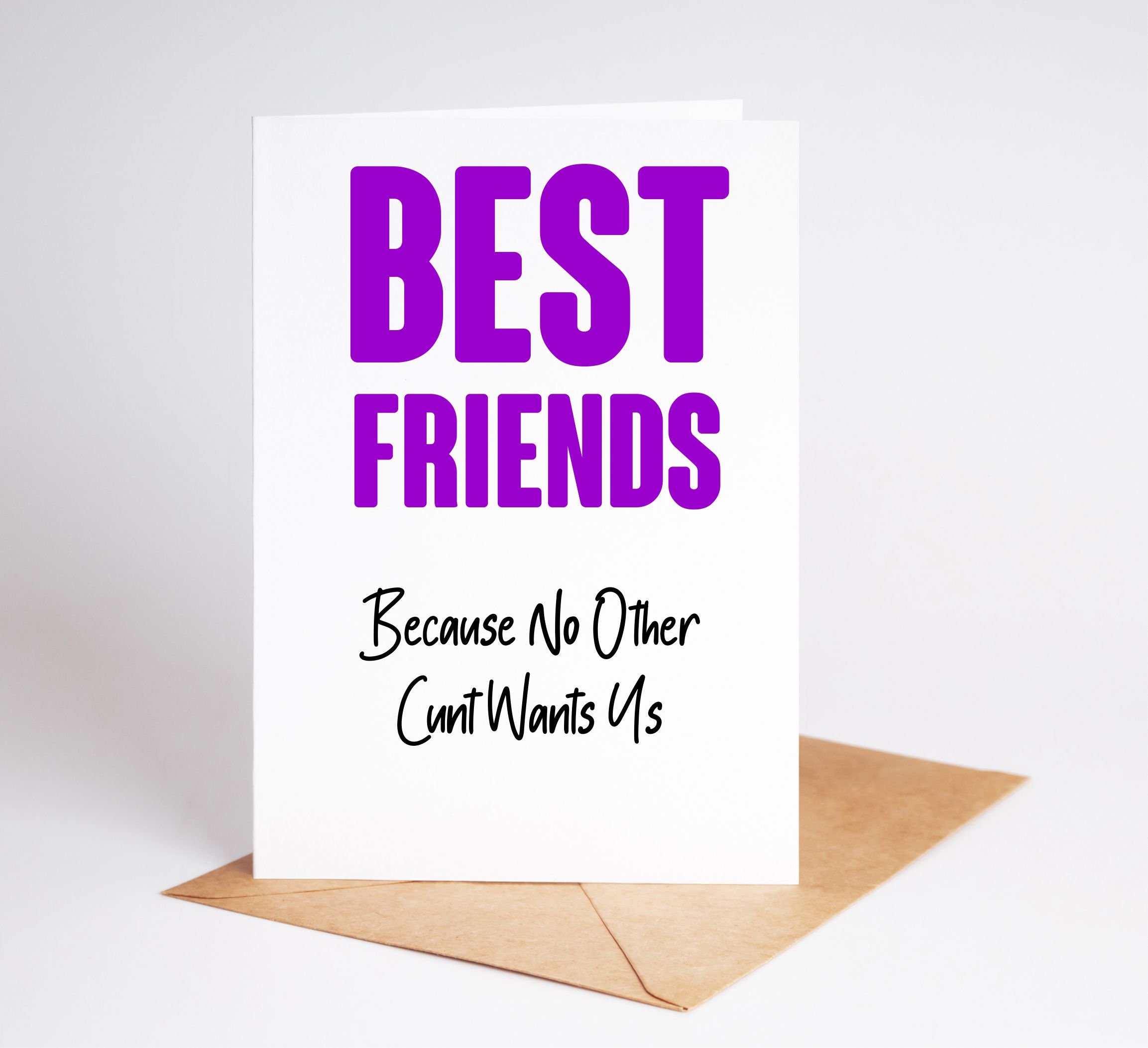 Funny Best Friend Birthday Card Special Friend Rude Card BC156 - Etsy