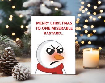 Biglietti Di Natale Divertenti Per Uomo - Rude E Personalizzati Per Papà, Nonno E Marito (NotNiceThings) - 4