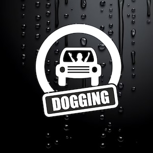Funny Car Sticker Caravan Sticker 4X4 Rude Sticker Dogging Prank Sticker W109