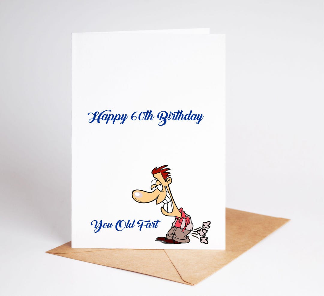 Funny 60th Birthday Card Rude Card Brother Boyfriend Best Friend BC885 ...