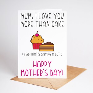 Funny Mothers Day Card Mum Mother Rude Card BC681