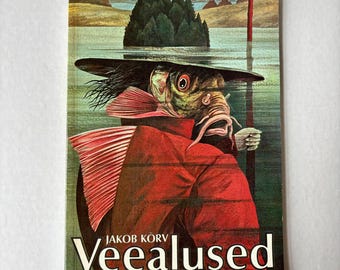 Vintage Estonian Children's Book: "VEEALUSED" - Illustrated Folk Story