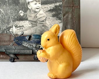 Rare 1950s Celluloid Squirrel Toy, Soviet Collectible
