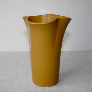 Gabriel Keramik Vintage Swedish Yellow Vase.