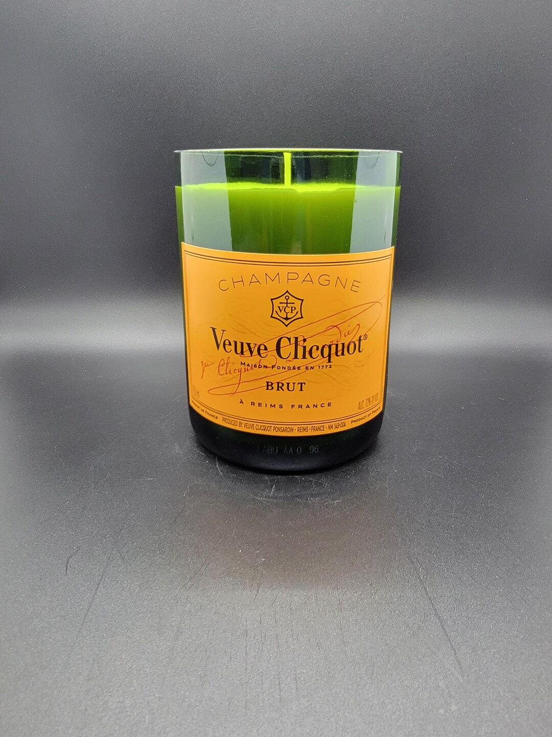 Veuve Clicquot Champagne Bottle Soy Wax Candle Etsy