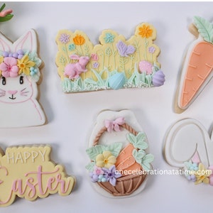 Easter Cookies, Spring Cookies, Easter Cookie Gift, Easter Gifts, Bunny Cookies