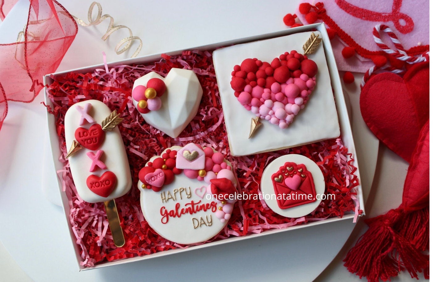 Valentines Treat Box, Text Can Be Chance To Happy Valentines Or Happy  Galentines, Valentines Dessert Box, Gift Box, Party Favors, Cakesicles