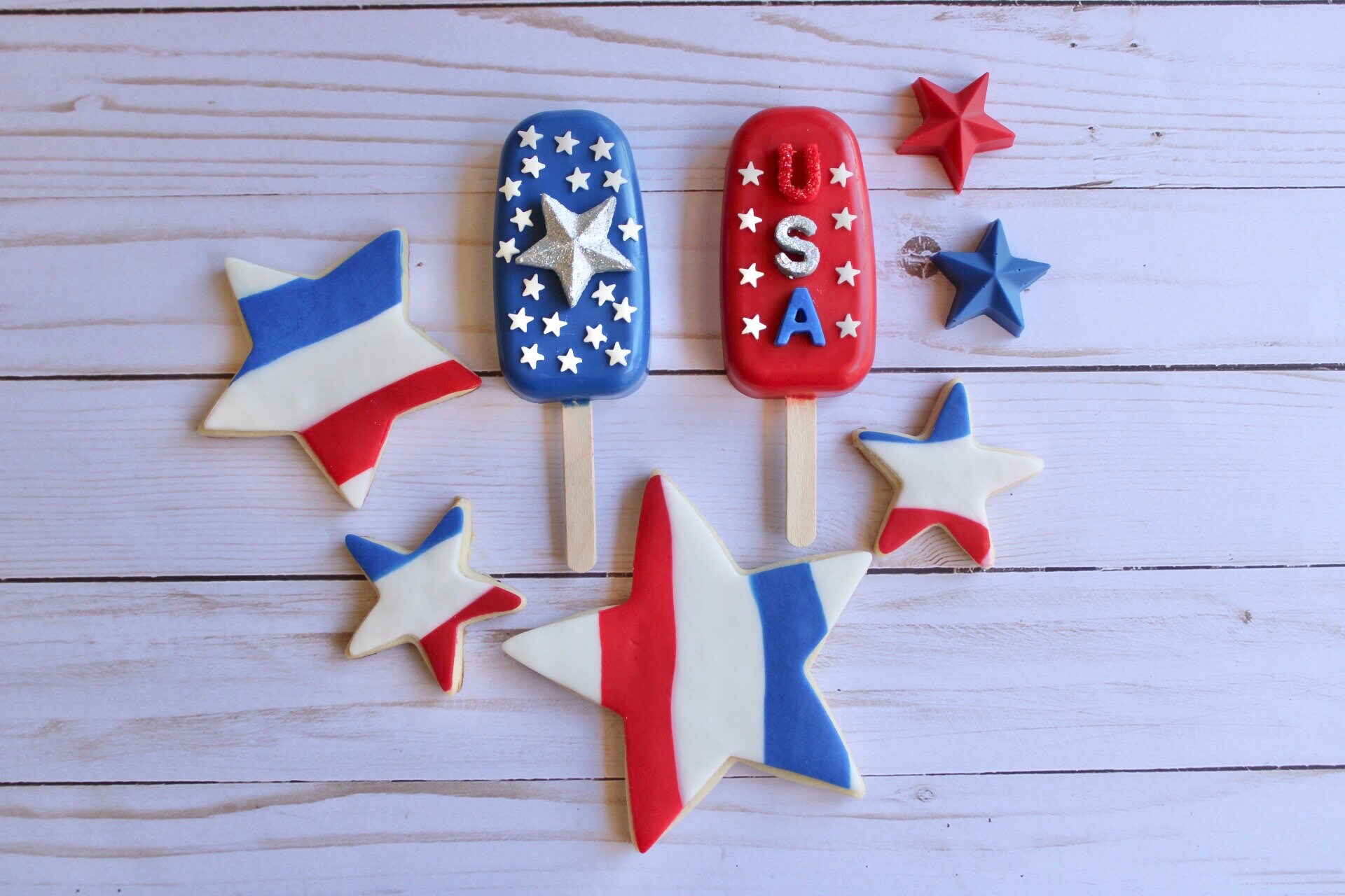 Patriotic Treat Box 4TH Of July Treats Red White Blue Treat | Etsy