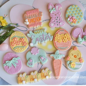 Easter Cookies (Assorted) Sugar Cookies, Easter Gifts, Easter Party Favors