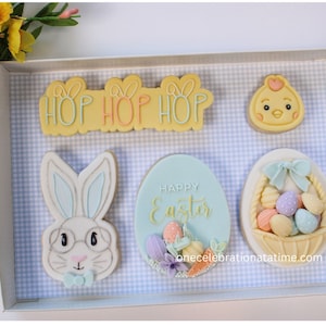 Easter Cookies, Easter Gifts, Easter Basket, Sugar Cookies, Fondant Cookies, Gift Sets, Cookie Sets