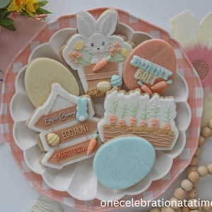 Easter Cookies, Spring Cookies, Easter Cookie Gift, Easter Gifts, Bunny Cookies