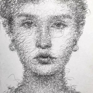 Original art original pencil drawing 40 x 30 cm Etsy