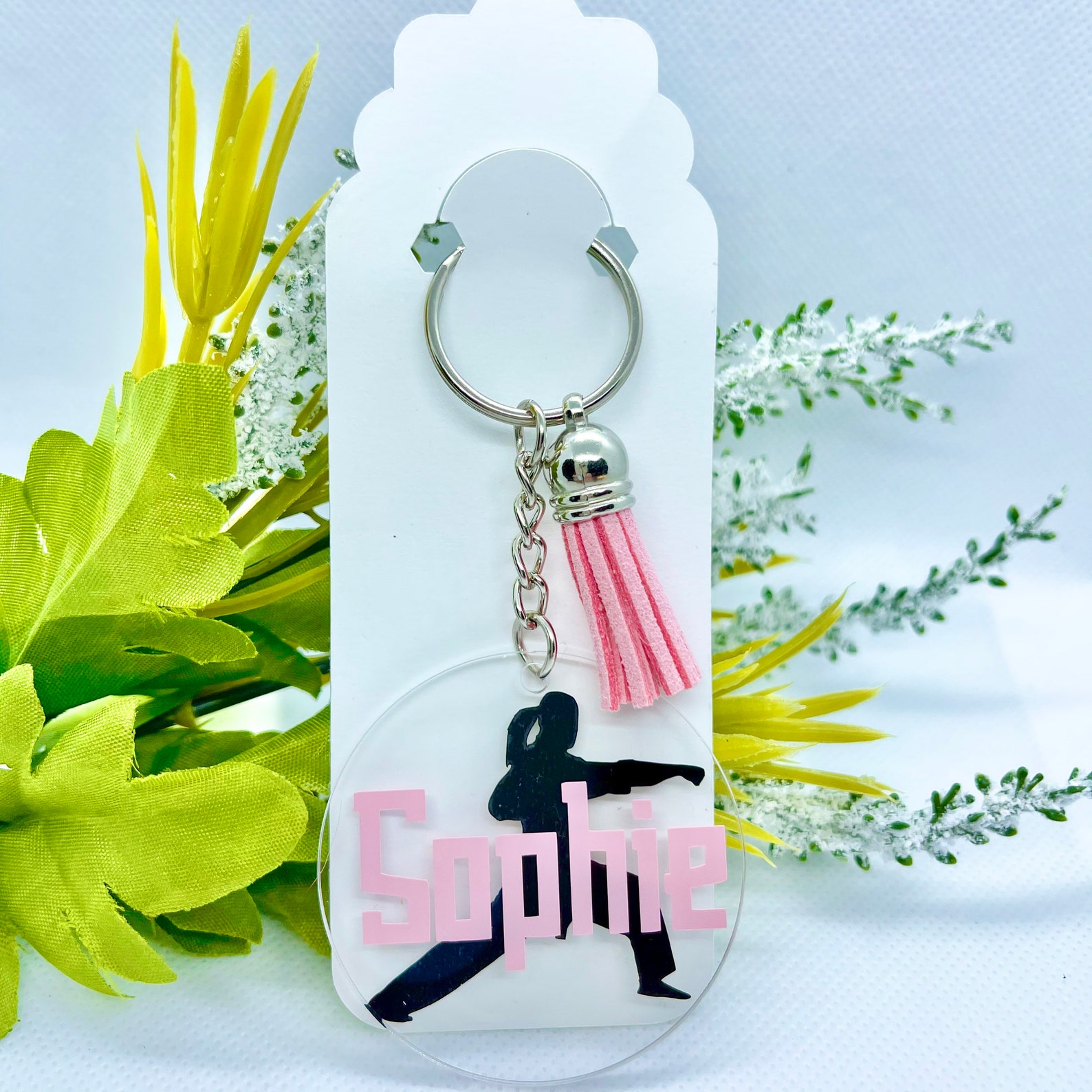 Karate Keychain Martial Arts Keychain Karate Gift Bag Tag Etsy