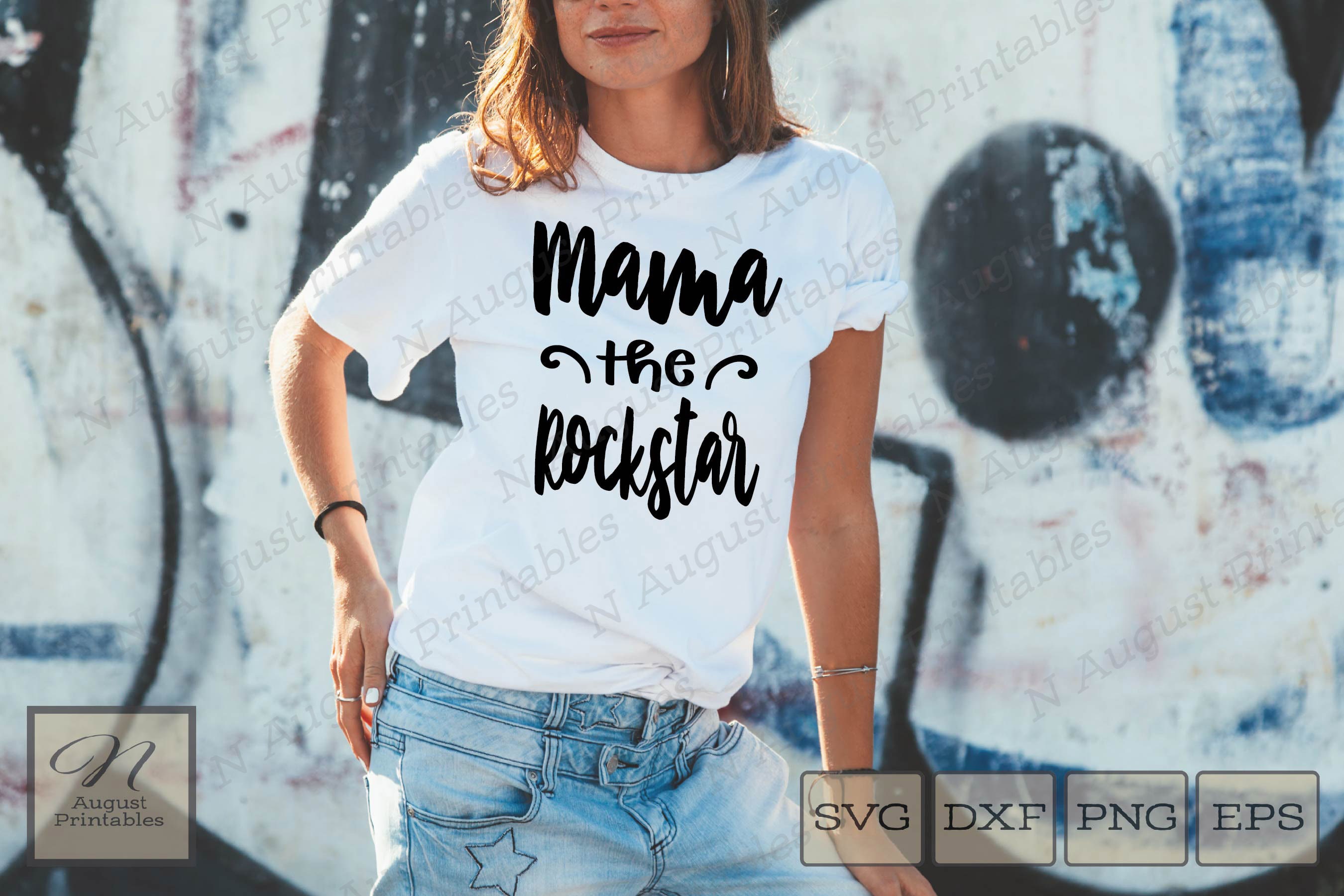 Download Cool Mom SVG Mama the Rockstar SVG Tumbler SVG Wine Svg | Etsy