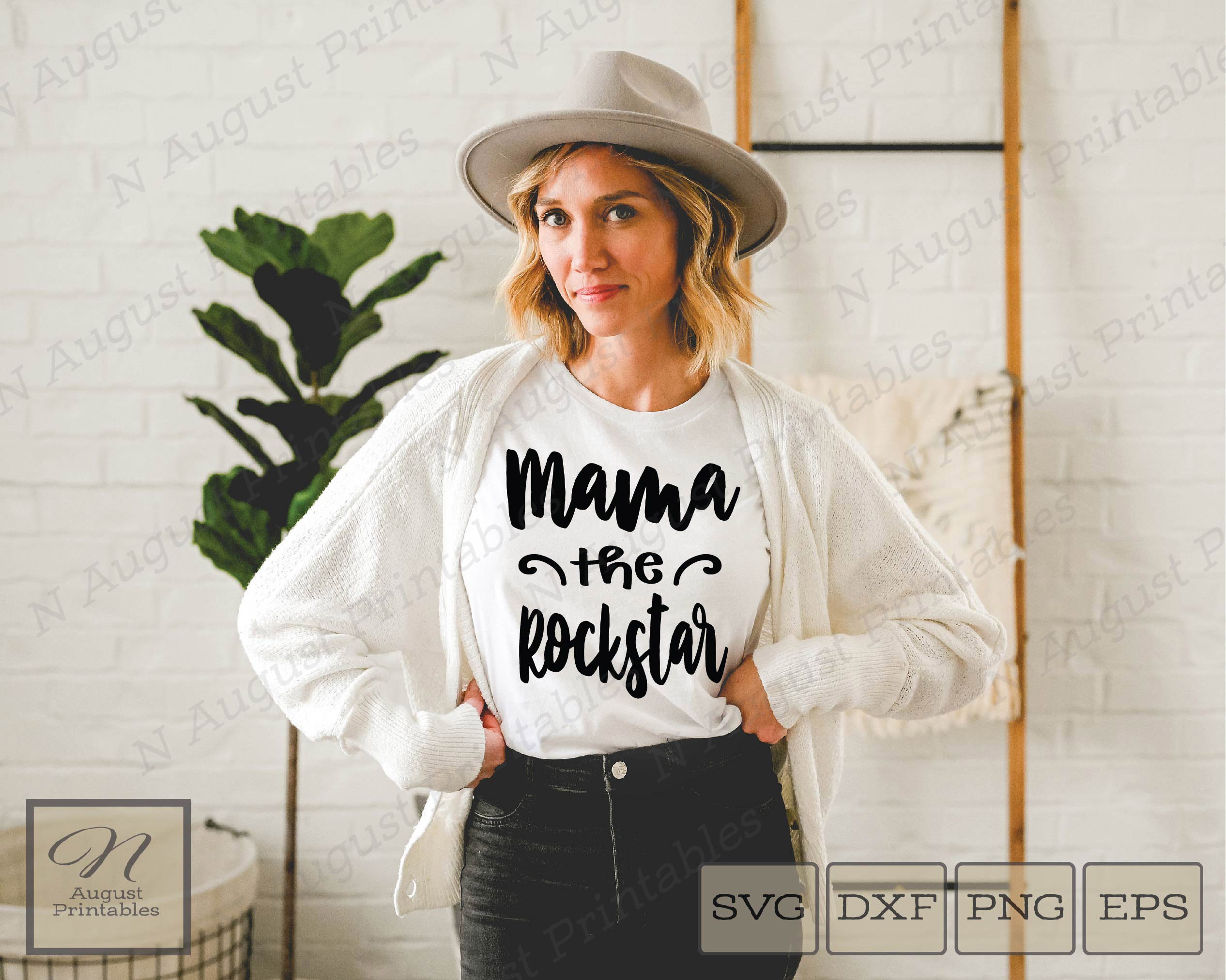 Download Cool Mom SVG Mama the Rockstar SVG Tumbler SVG Wine Svg | Etsy