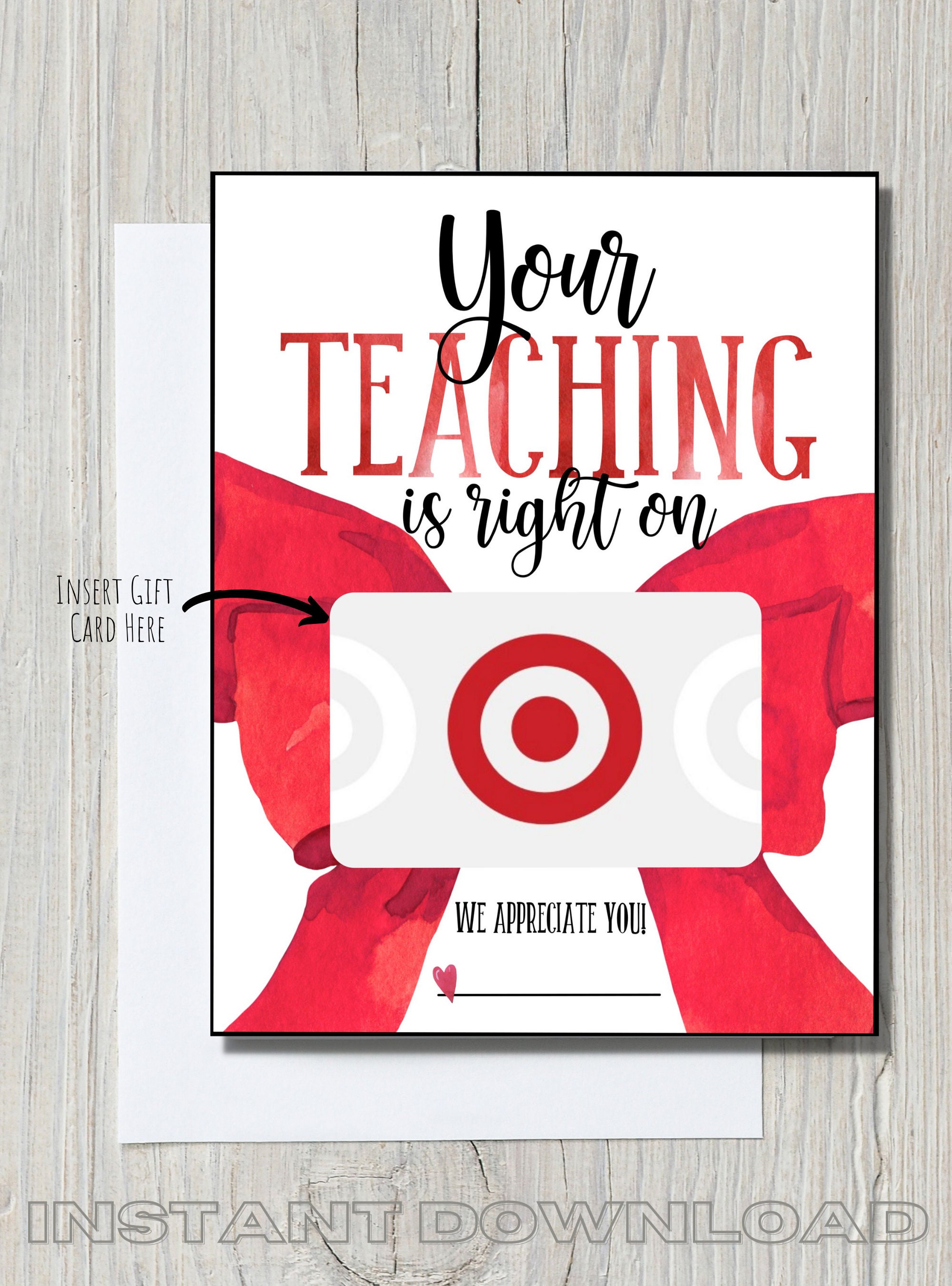 teacher-appreciation-target-teacher-appreciation-gift-card-thank-you-note-5x7-gift-card-holder-instant-download-etsy for Target Teacher Gift Card Printable Free TEACHER APPRECIATION - Target Teacher Appreciation Gift Card Thank You Note 5x7 Gift Card Holder - INSTANT Download - Etsy for Target Teacher Gift Card Printable Free