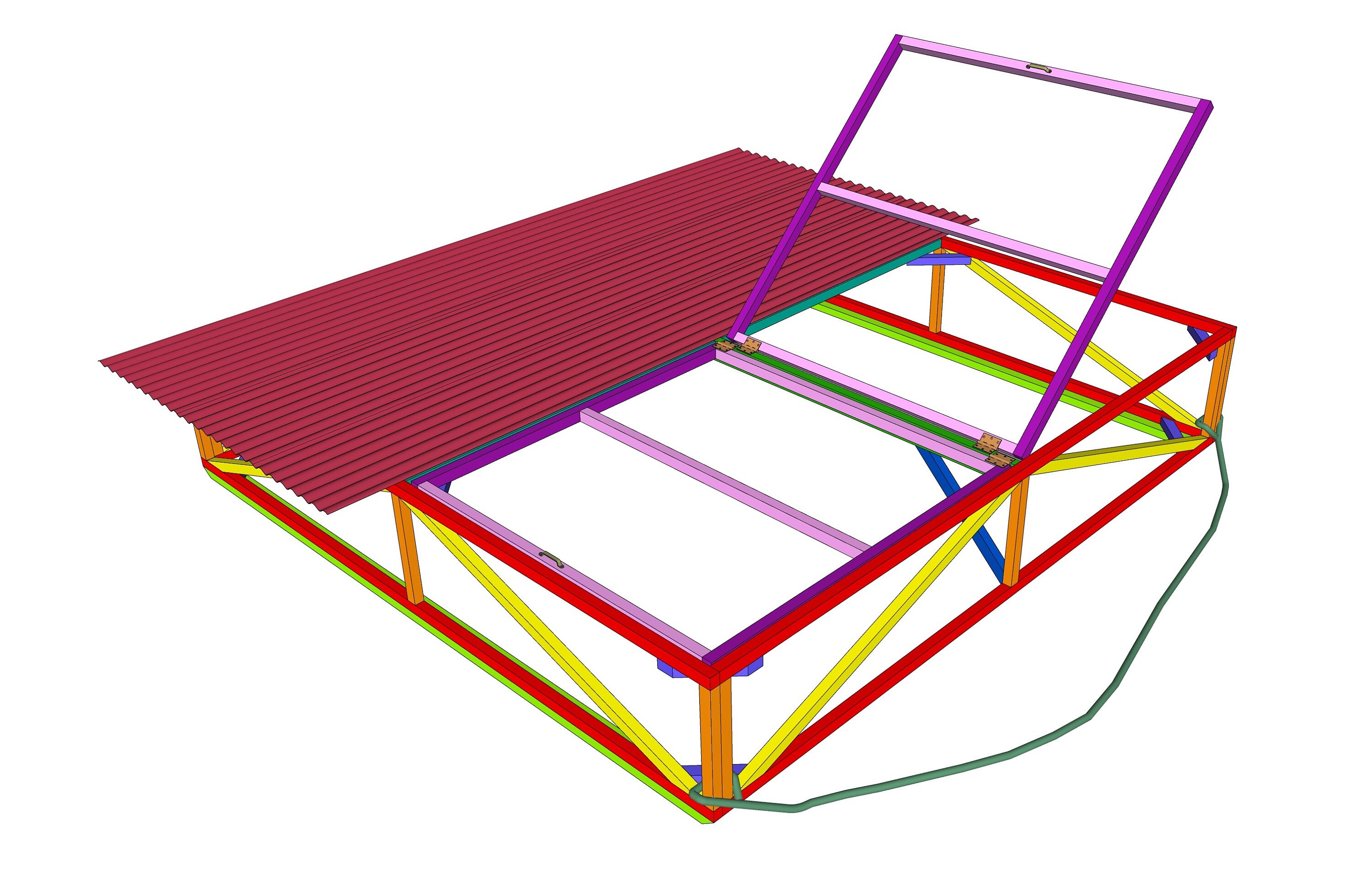 Chicken Tractor Plans 10x10 DIY Homestead Project Etsy