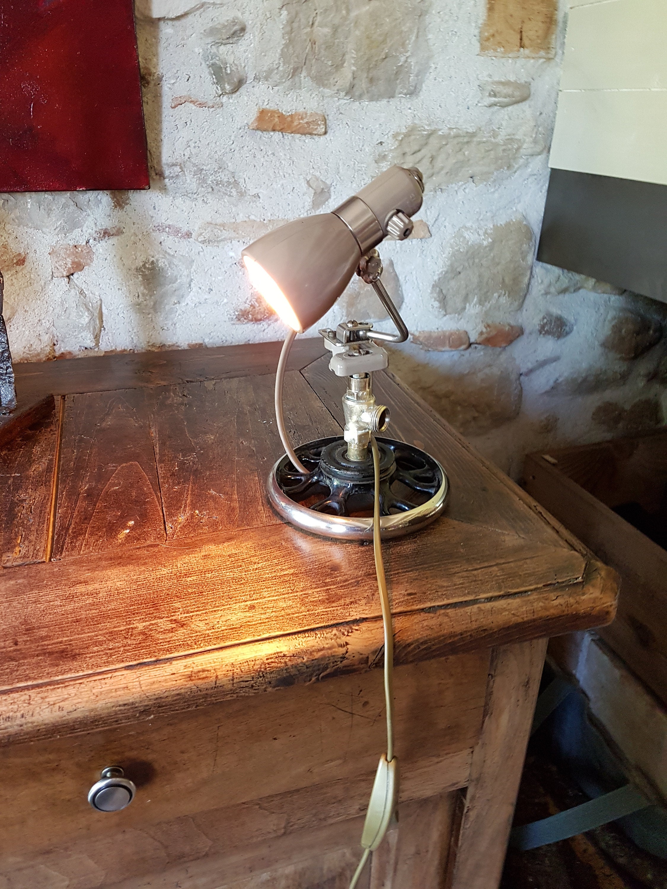 Lampe de Bureau Style Industriel