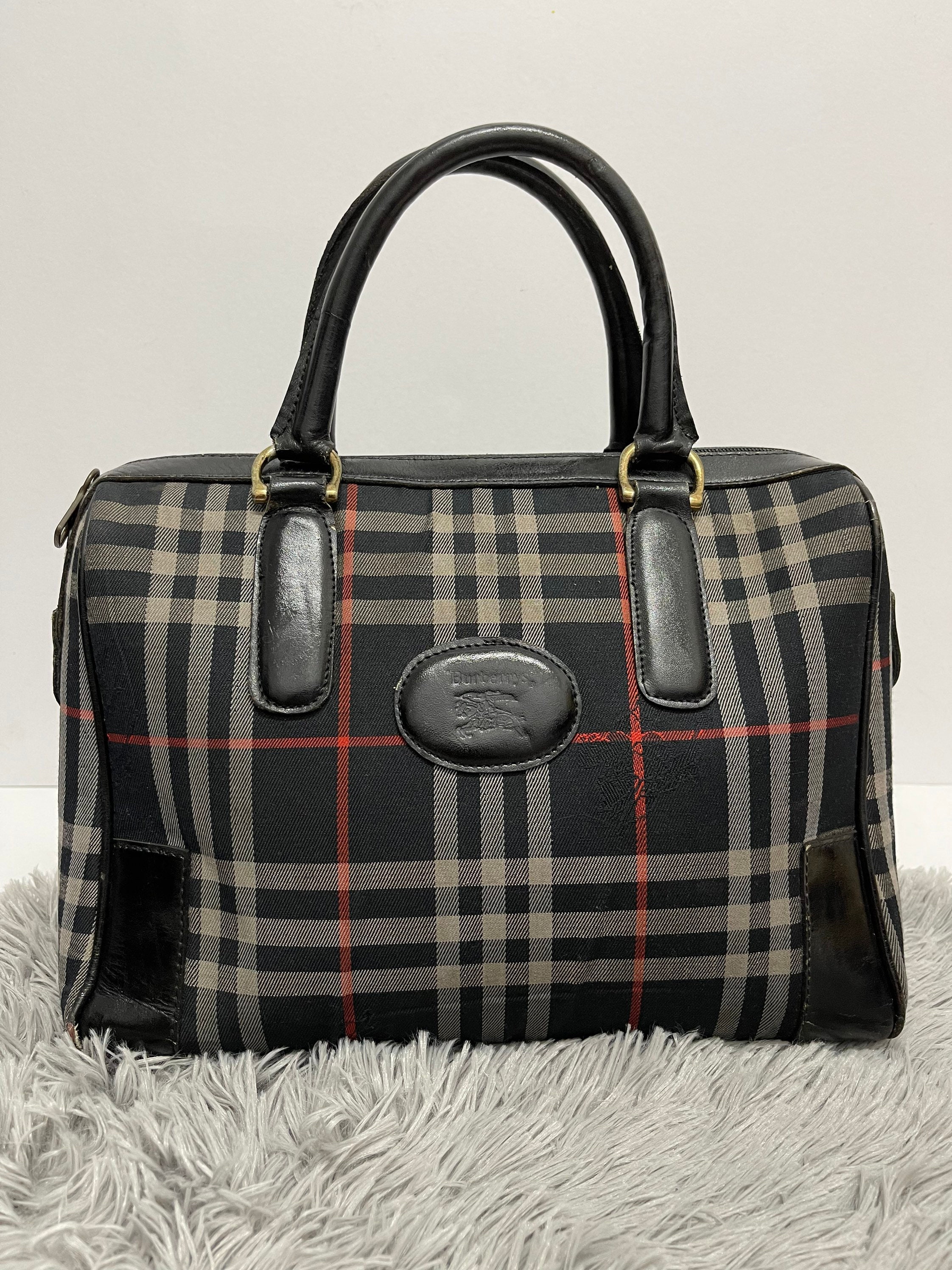 Burberry, Bags, Vintage Burberry Boston Bag