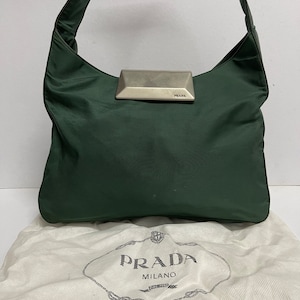 PRADA Tessuto City Nylon Shoulder Bag Black-US