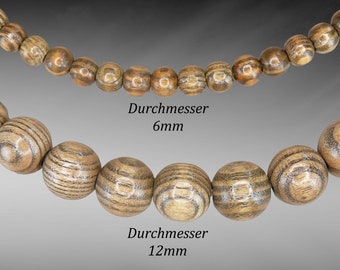 EFCO Holzperlen 6 Mm – 110 Stück In Türkis Zum Basteln, DIY & Für Schnullerketten