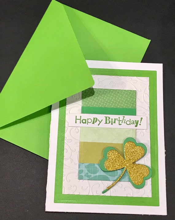 Happy Birthday (shamrock)