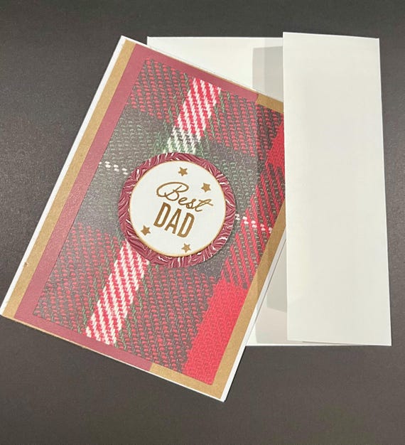 Best Dad (red plaid)