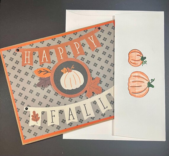 Happy Fall (white pumpkin)