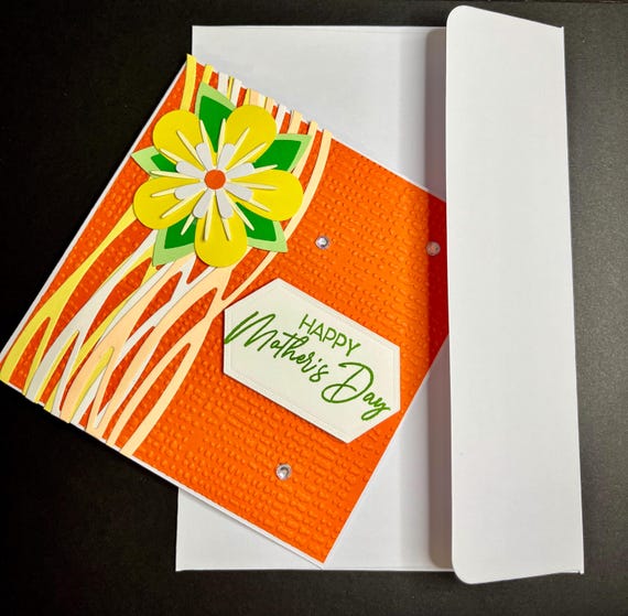 Happy Mother’s Day card, bright and vivid colours