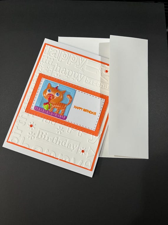 Happy Birthday ( orange kitty)