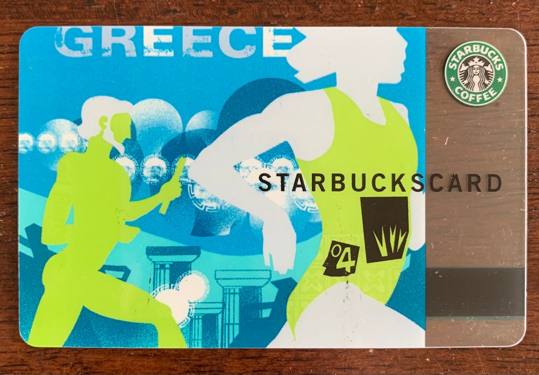 Starbucks greece Olympics Card NO VALUE Etsy