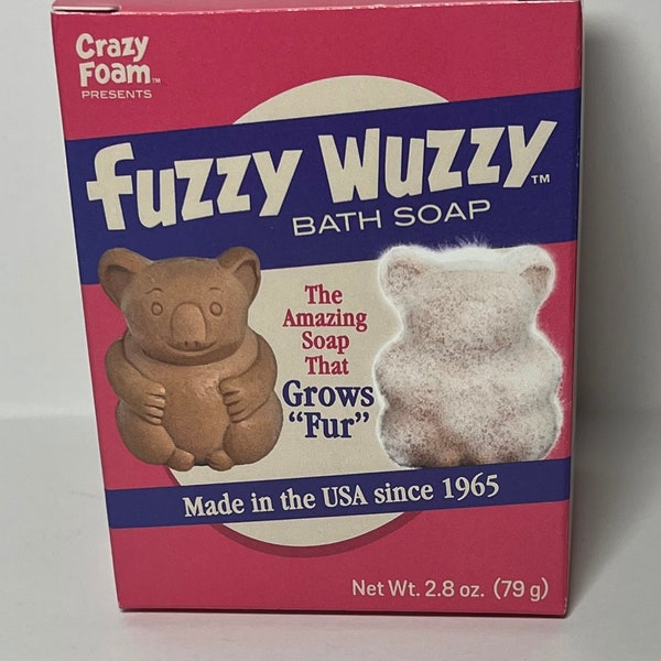 Fuzzy Wuzzy Soap Bear