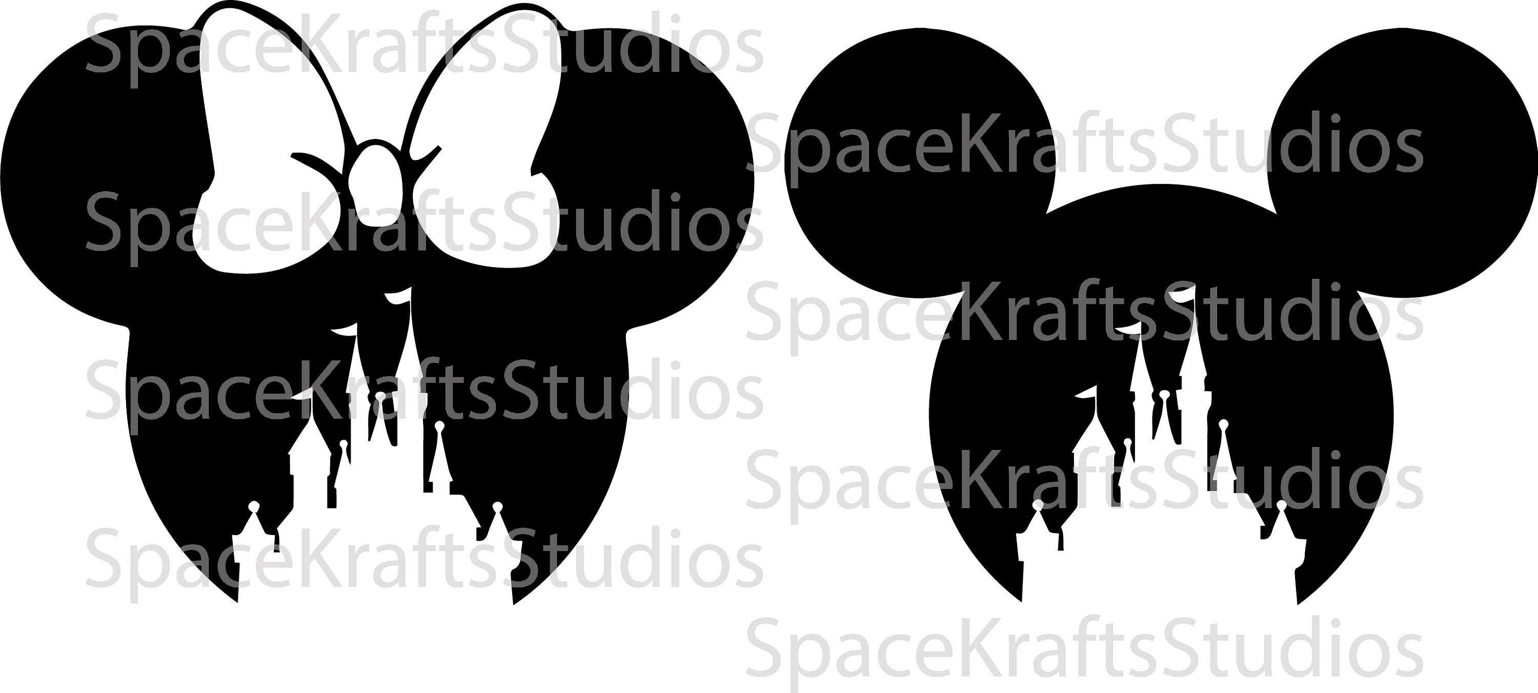 Castle Firworks Mouse Ears Svg, Mickey Mouse Svg Silhouette, Disney Ca –  Disney PNG