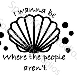Ich will dort sein, wo die Leute nicht sind, ich will dort sein, wo die Leute nicht SVG sind, Cricut SVG