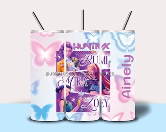 Kpop cup, Tumbler for girls, Huntrix cup, custom tumblers