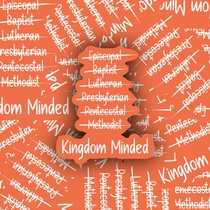 Kingdom Minded // Vinyl Sticker