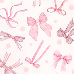 6 Pack Aesthetic Bow IPhone Wallpapers // Coquette Girls