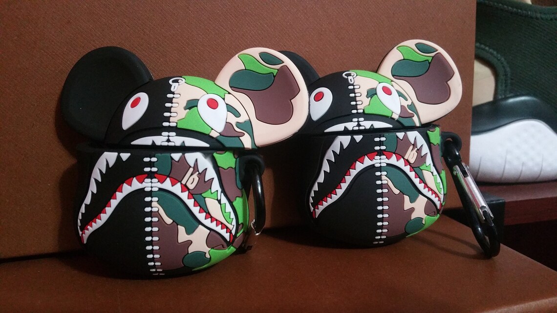 BEARBRICK X BAPE AIRPOD Package Deal 2 Cases Etsy