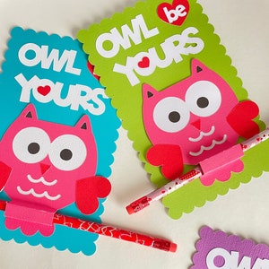 Owl Be Yours Valentines Classroom Handout - Etsy