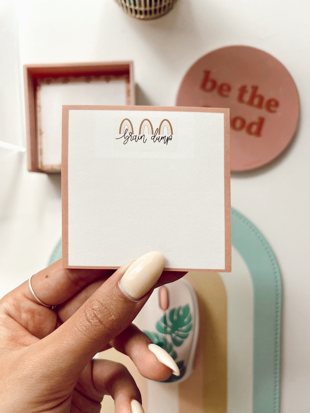 Brain Dump Sticky Note Rainbow Sticky Note - Etsy