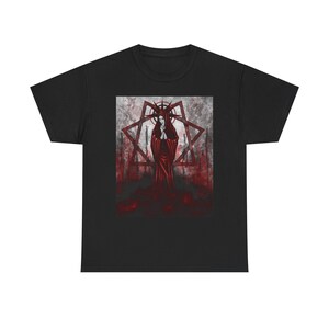 Babalon Scarlet Woman Unisex Tee, Thelema Divine Feminine Shirt, Occult Occultist T-Shirt, Esoteric Magick Ritual Top, Mystical Witchcraft
