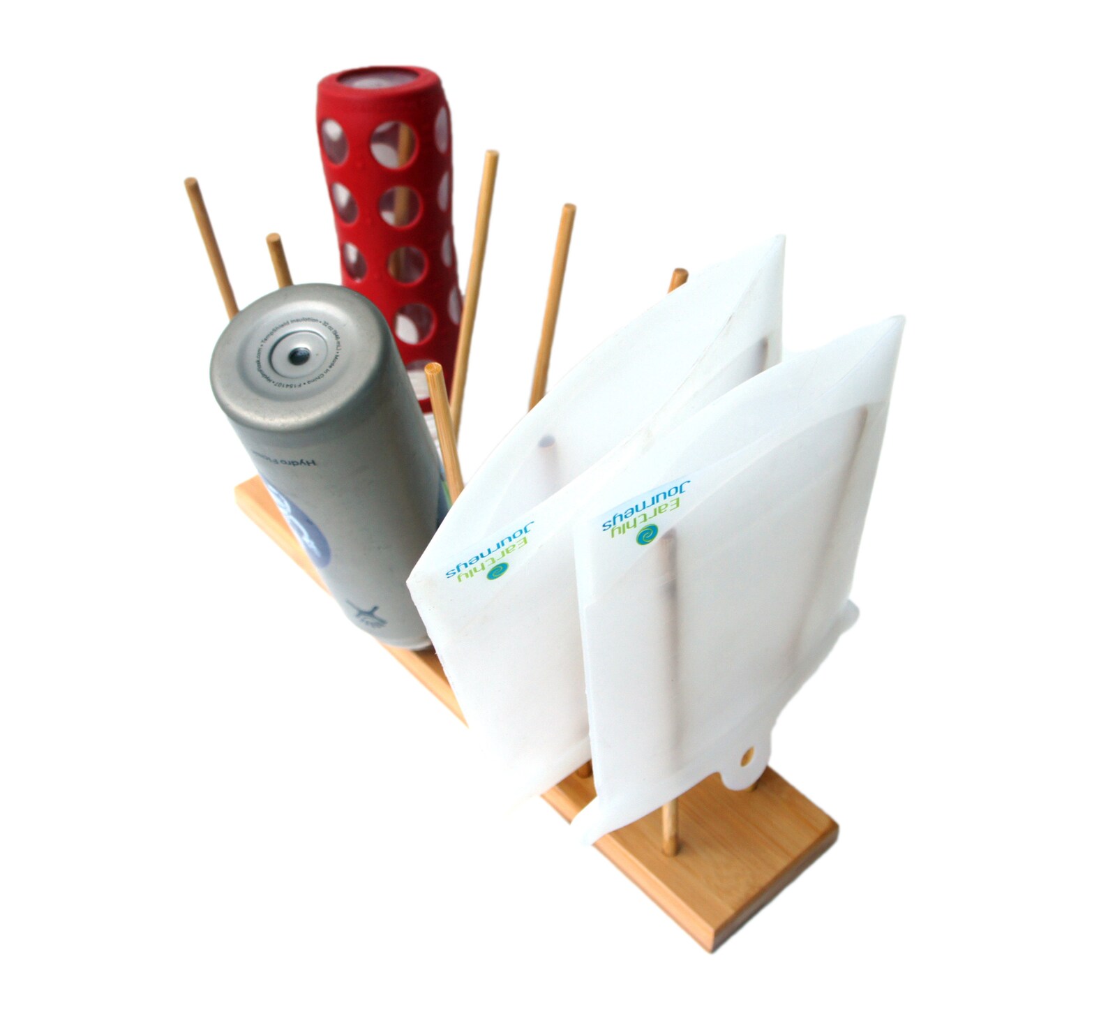 Bamboo Drying Rack Dish Rack Ziploc Bag Dryer Bottle Dryer Etsy