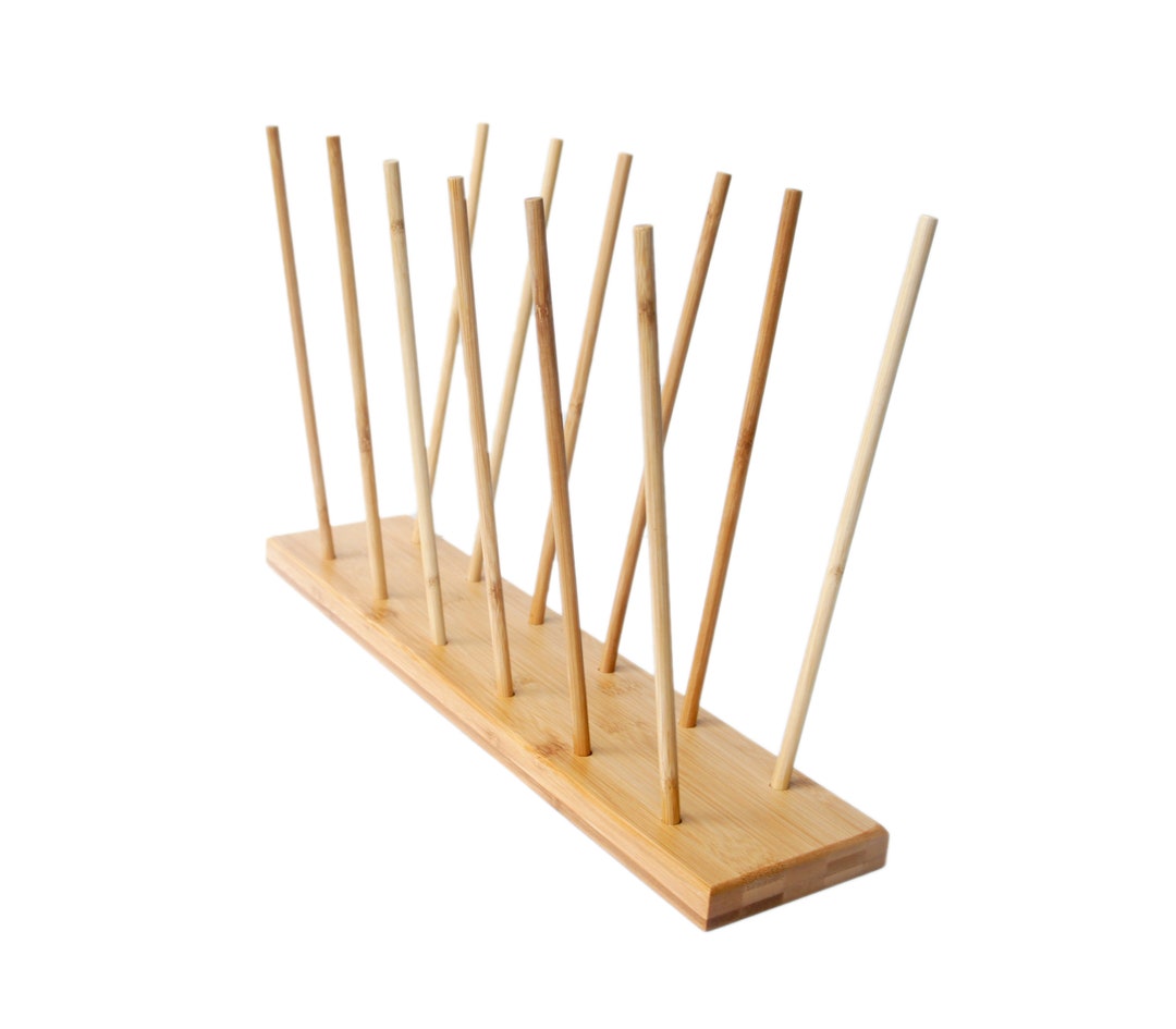 Bamboo Drying Rack Dish Rack Ziploc Bag Dryer Bottle Dryer Etsy Canada